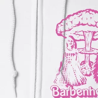 Barb!e And Oppenheimer Barb!e Oppenheimer Barb!e Ken Barbenheimer Full Zip Hoodie