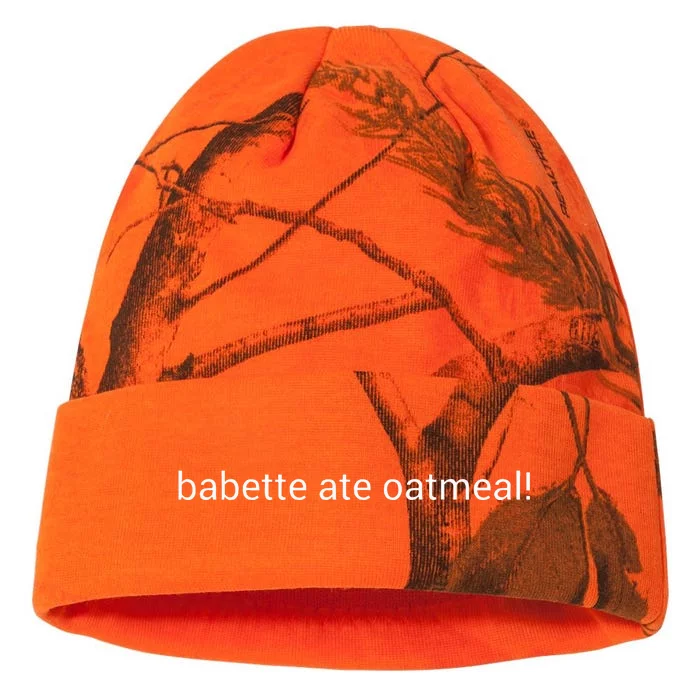 Babette Ate Oatmeal Kati - 12in Camo Beanie