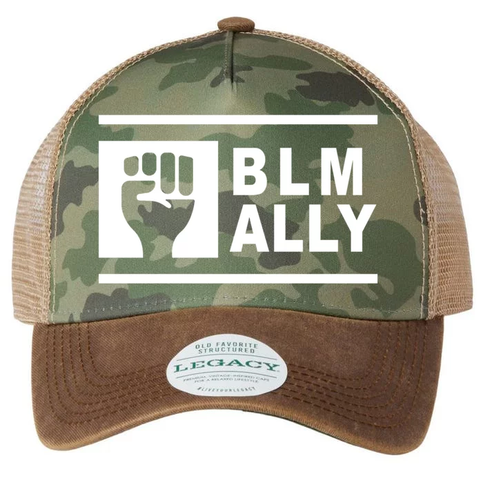 Blm Ally Proud Ally Stands Up For Equality Social Justice Gift Legacy Tie Dye Trucker Hat