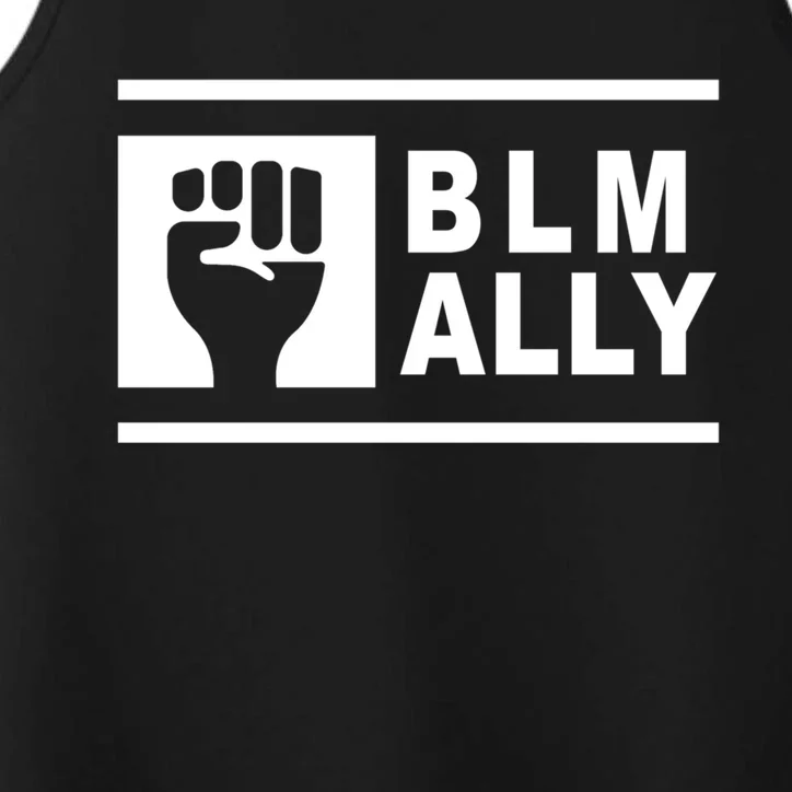 Blm Ally Proud Ally Stands Up For Equality Social Justice Gift Performance Tank