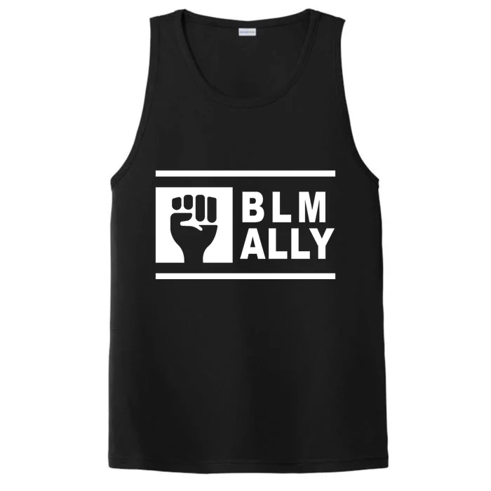 Blm Ally Proud Ally Stands Up For Equality Social Justice Gift Performance Tank