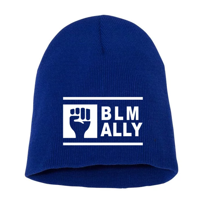 Blm Ally Proud Ally Stands Up For Equality Social Justice Gift Short Acrylic Beanie