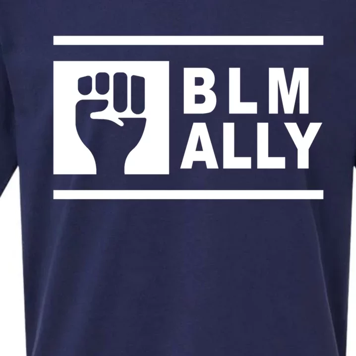 Blm Ally Proud Ally Stands Up For Equality Social Justice Gift Sueded Cloud Jersey T-Shirt