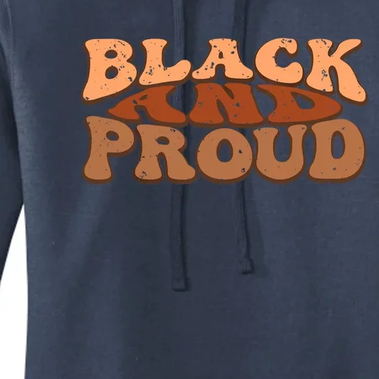 Black And Proud Black History Month BLM Melanin African Women's Pullover Hoodie