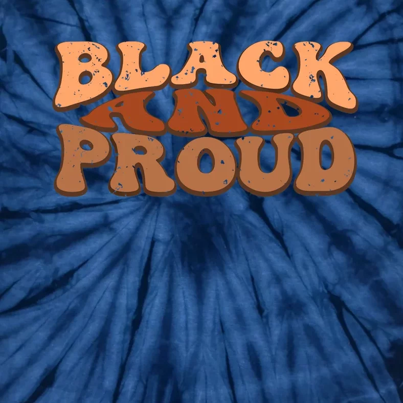 Black And Proud Black History Month BLM Melanin African Tie-Dye T-Shirt