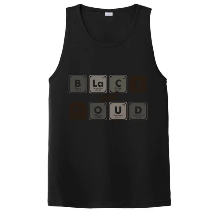 Black And Proud Gift Performance Tank