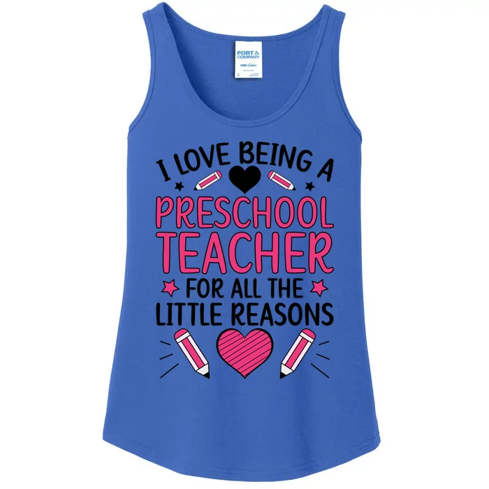 Being A Preschool Teacher Valentines Day Preschool Teaching Gift Ladies Essential Tank