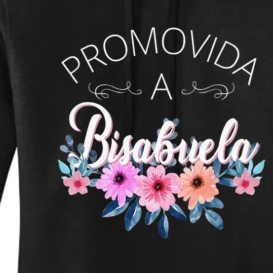 Bisabuela Announcement Promovida A Bisabuela Women's Pullover Hoodie