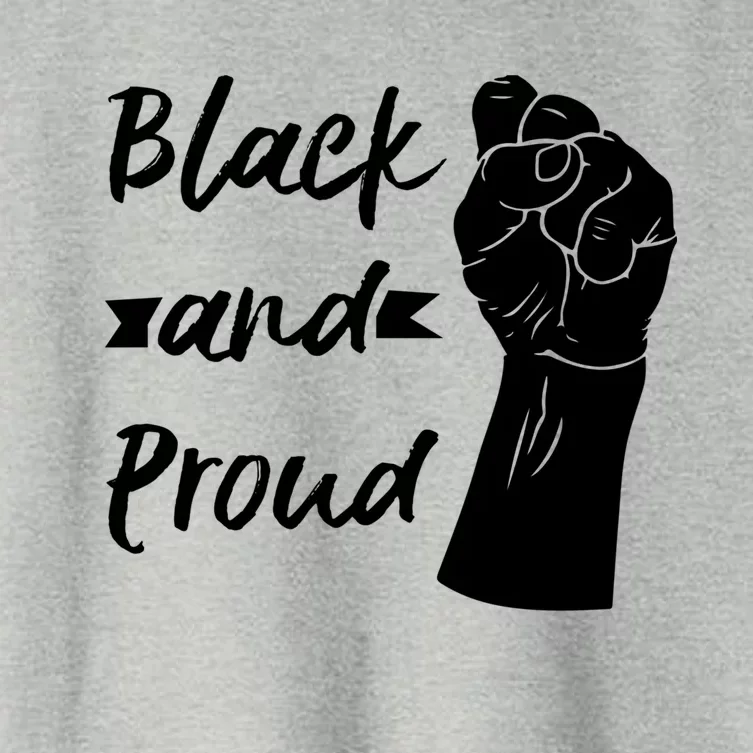 Black And Proud Gift Women's Crop Top Tee