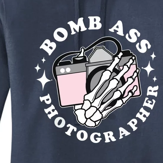 Bomb Ass Photographer Groovy Women's Pullover Hoodie