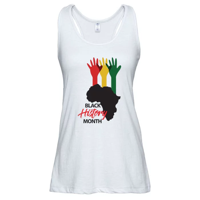 Black And Pride Ladies Essential Flowy Tank