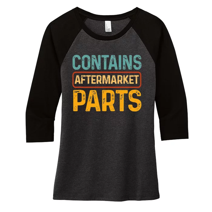 Bionic Aftermarket Parts Design Knee And Hip Replacement Women's Tri-Blend 3/4-Sleeve Raglan Shirt