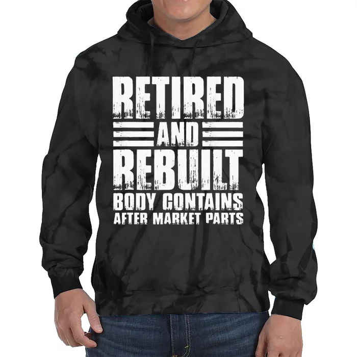 Bionic Aftermarket Parts Design Knee And Hip Replacement Tie Dye Hoodie