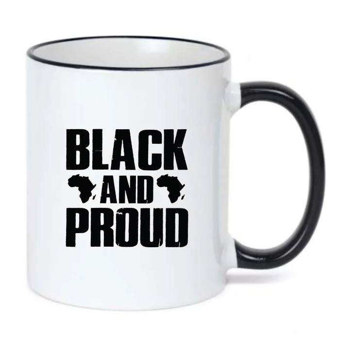 Black And Proud Black Pride Black History Month Black Color Changing Mug