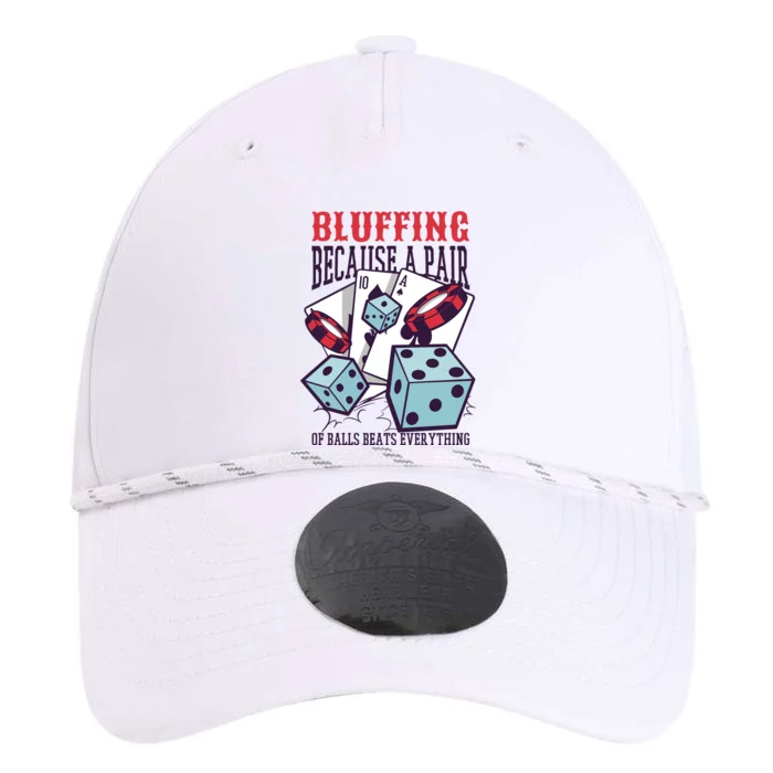 Bluffing A Pair Of Balls Beats Everything Funny Poker Performance The Dyno Cap