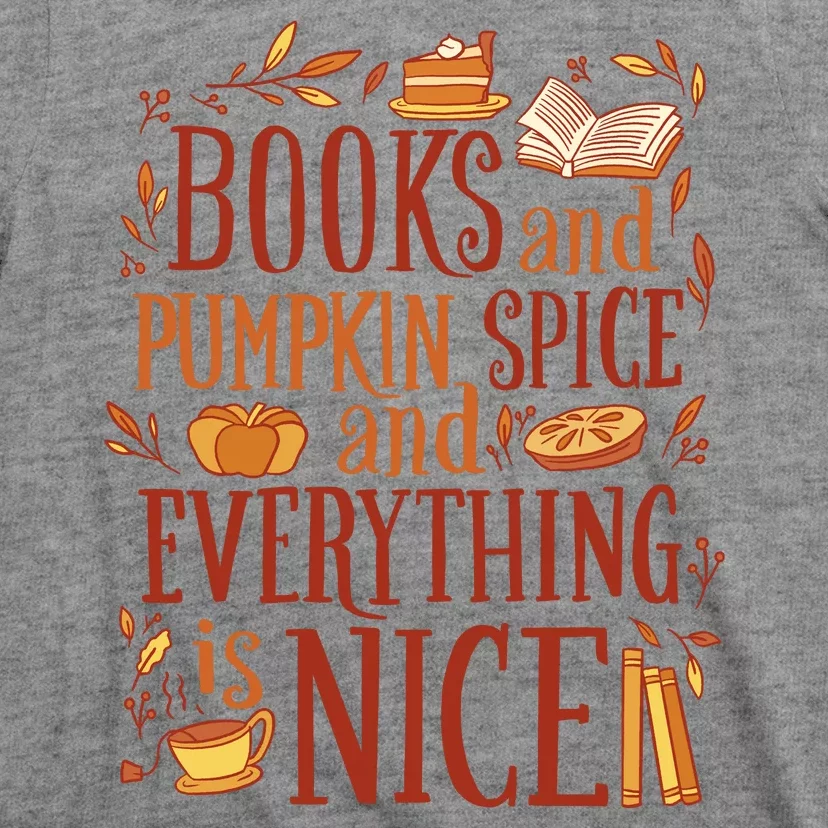 Books And Pumpkin Spice Fall T-Shirt