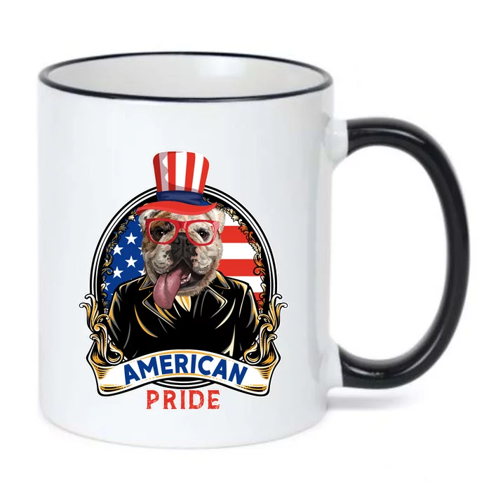 Bulldog American Pride T Black Color Changing Mug