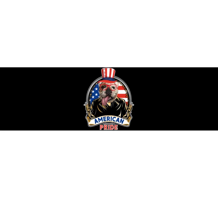 Bulldog American Pride T Bumper Sticker