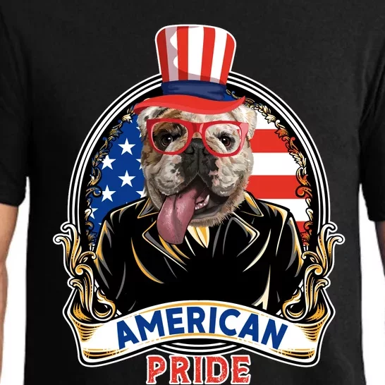 Bulldog American Pride T Pajama Set