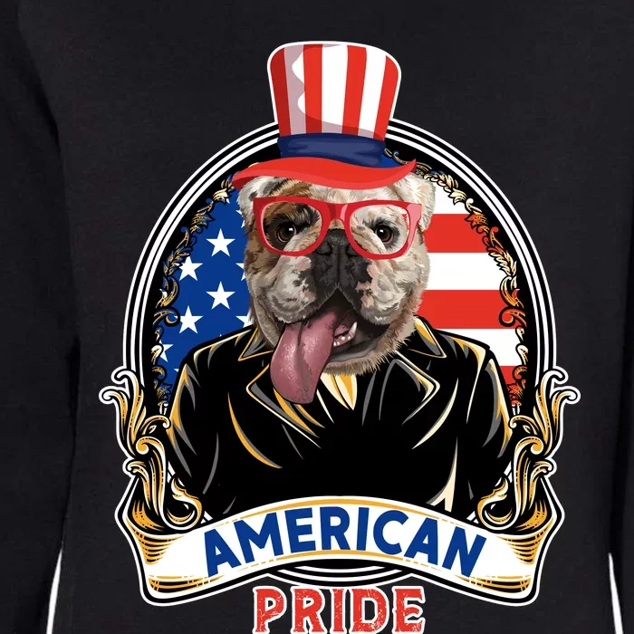 Bulldog American Pride T Womens California Wash Sweatshirt