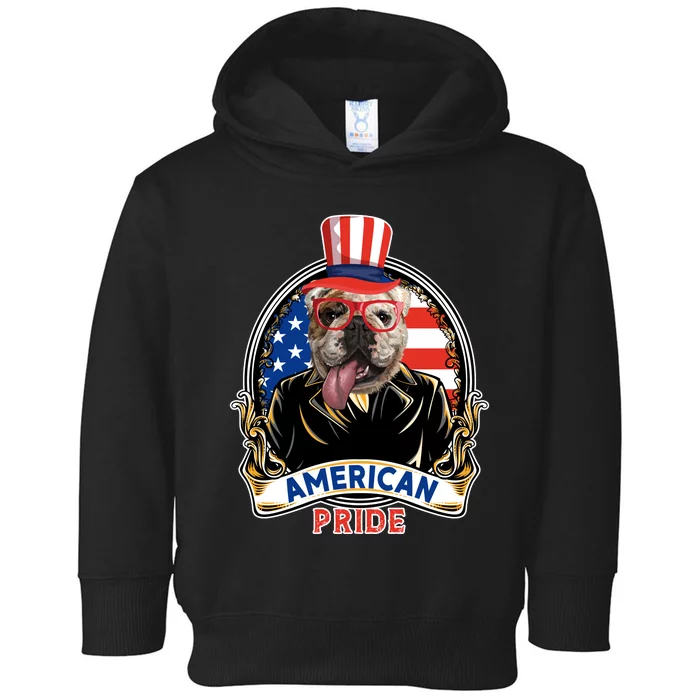 Bulldog American Pride T Toddler Hoodie