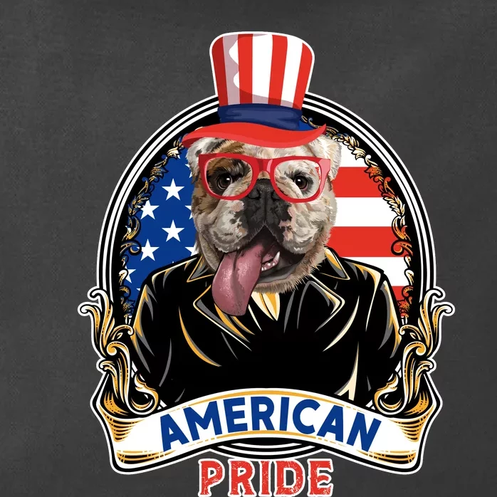 Bulldog American Pride T Zip Tote Bag