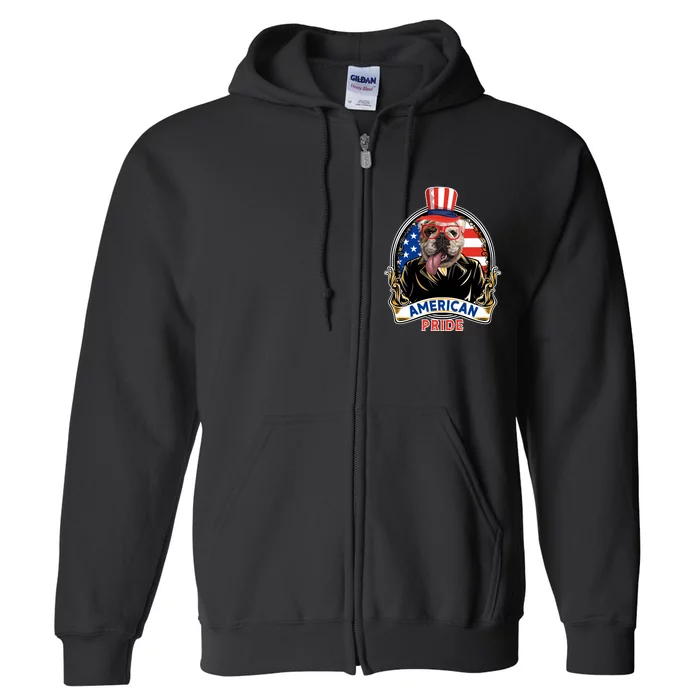 Bulldog American Pride T Full Zip Hoodie