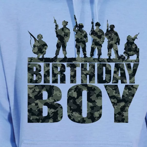 Birthday Army Party Military Party Supplies Camo Green Unisex Surf Hoodie