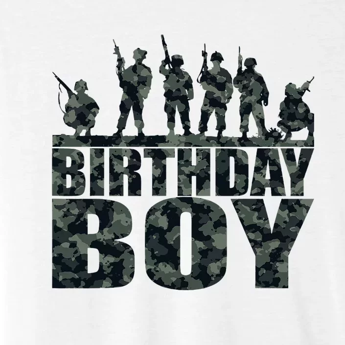 Birthday Army Party Military Party Supplies Camo Green ChromaSoft Performance T-Shirt