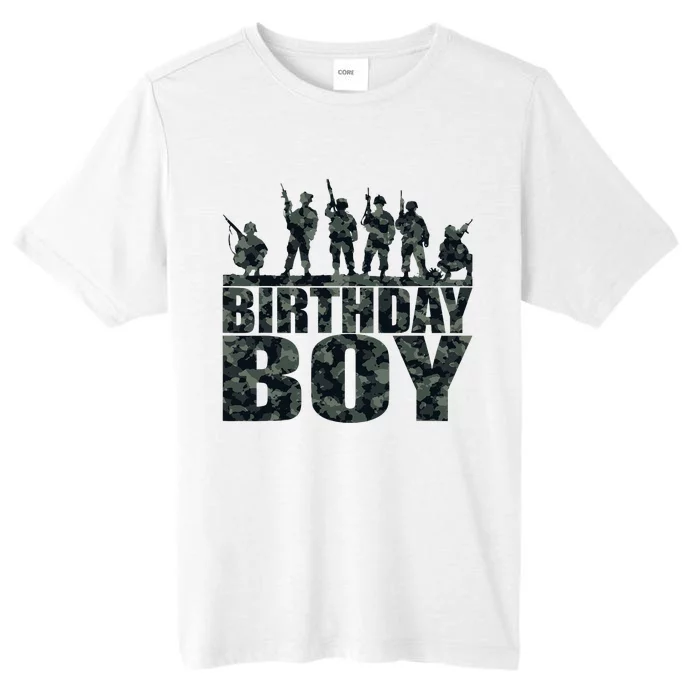 Birthday Army Party Military Party Supplies Camo Green ChromaSoft Performance T-Shirt