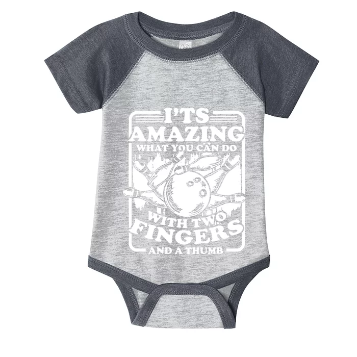 Bowling Alley Pins Spare Strike Infant Baby Jersey Bodysuit