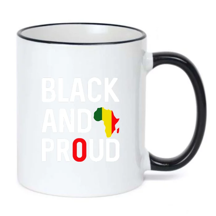 Black And Proud Black History Month African Pride Black Color Changing Mug