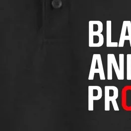 Black And Proud Black History Month African Pride Dry Zone Grid Performance Polo