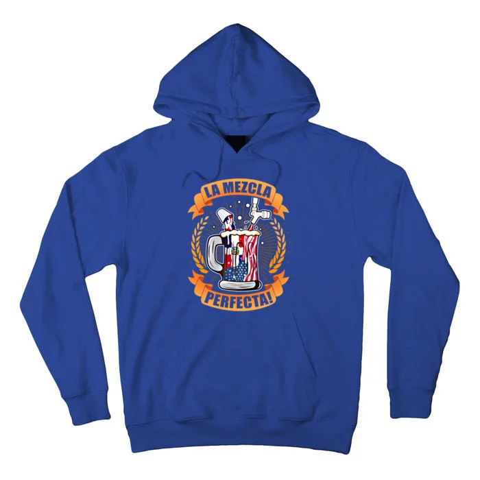 Beer And Patriotic Pride Dominican Rep Usa Funny Gift Tall Hoodie