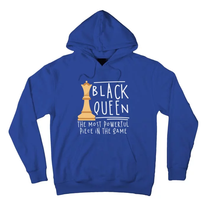 Black African Queen The Most Powerfull Piece Melanin Cool Gift Tall Hoodie