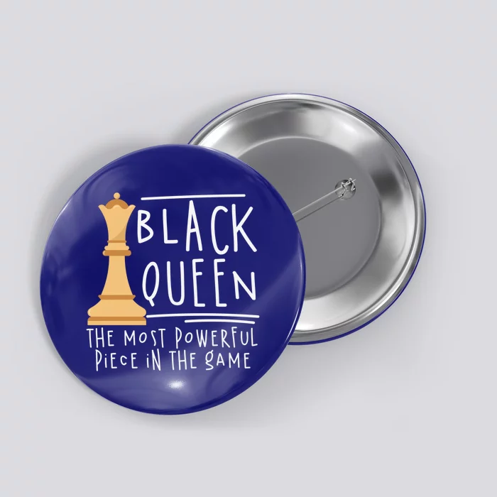 Black African Queen The Most Powerfull Piece Melanin Gift Button