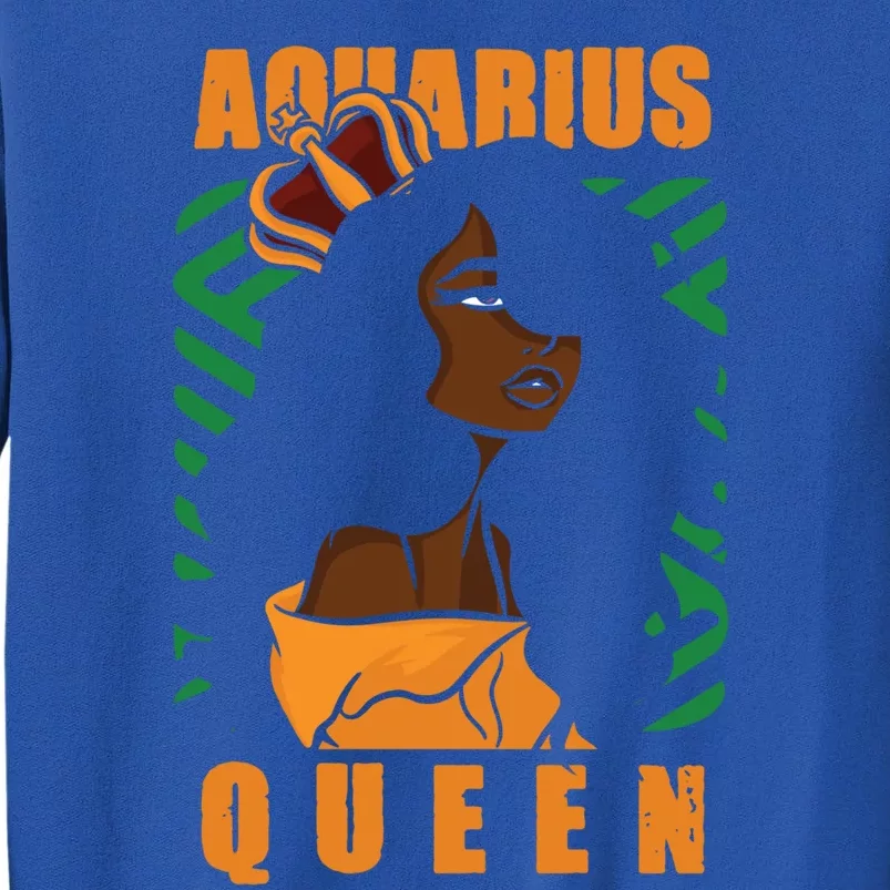 Bday Aquarius Queen Gift Tall Sweatshirt