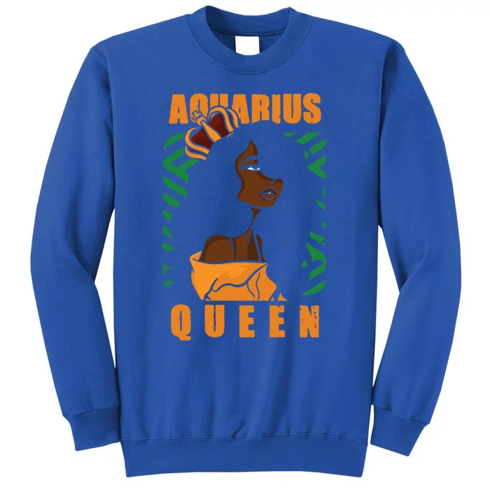 Bday Aquarius Queen Gift Tall Sweatshirt