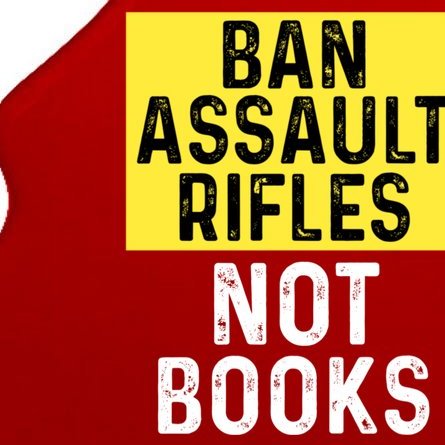 Ban Assault Rifles Not Books Tree Ornament