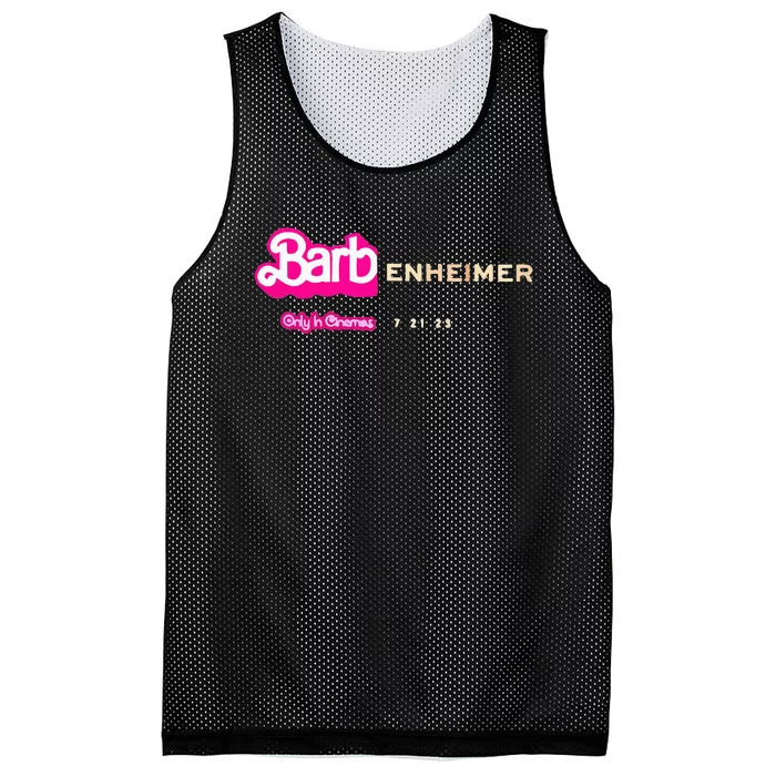 Barbenheimer Appreal Retro Women Men Mesh Reversible Basketball Jersey Tank