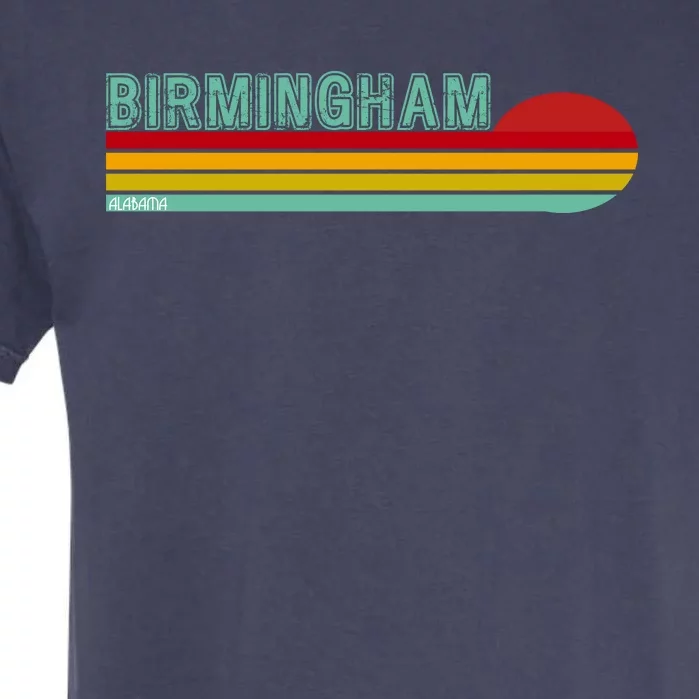 Birmingham Alabama Retro Sunset Garment-Dyed Heavyweight T-Shirt