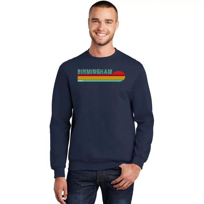 Birmingham Alabama Retro Sunset Sweatshirt