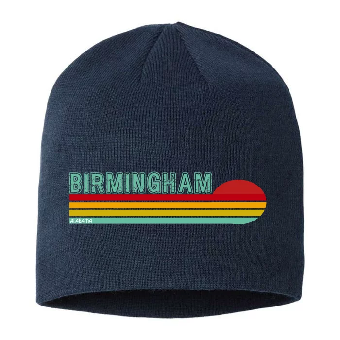 Birmingham Alabama Retro Sunset 8 1/2in Sustainable Knit Beanie