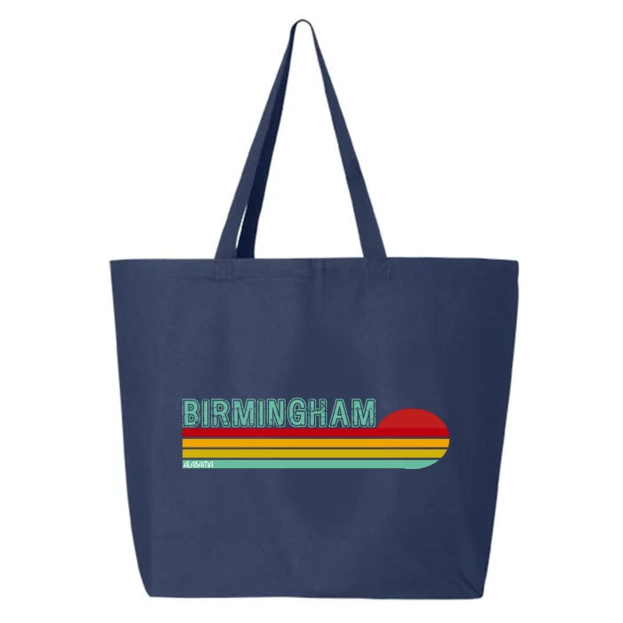 Birmingham Alabama Retro Sunset 25L Jumbo Tote