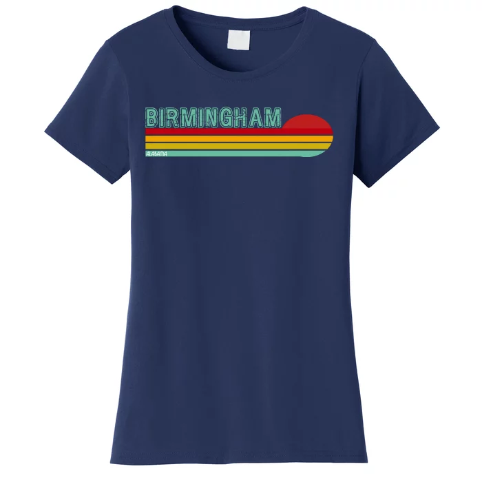 Birmingham Alabama Retro Sunset Women's T-Shirt