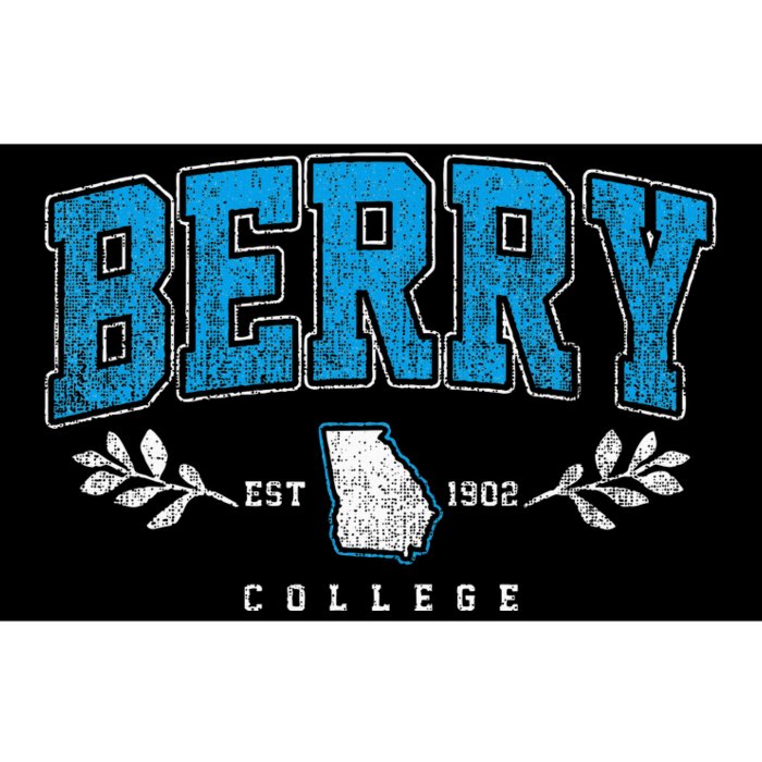 Berry Arch Retro College Athletic Sports Bumper Sticker