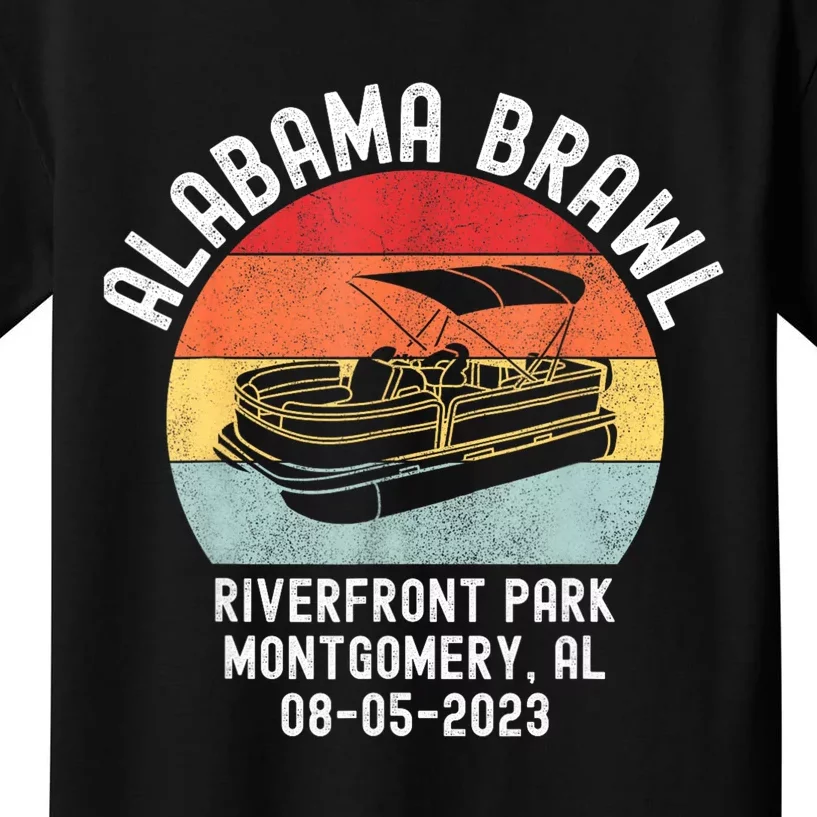 Brawl At Riverfront Park Montgomery Alabama Brawl Kids T-Shirt