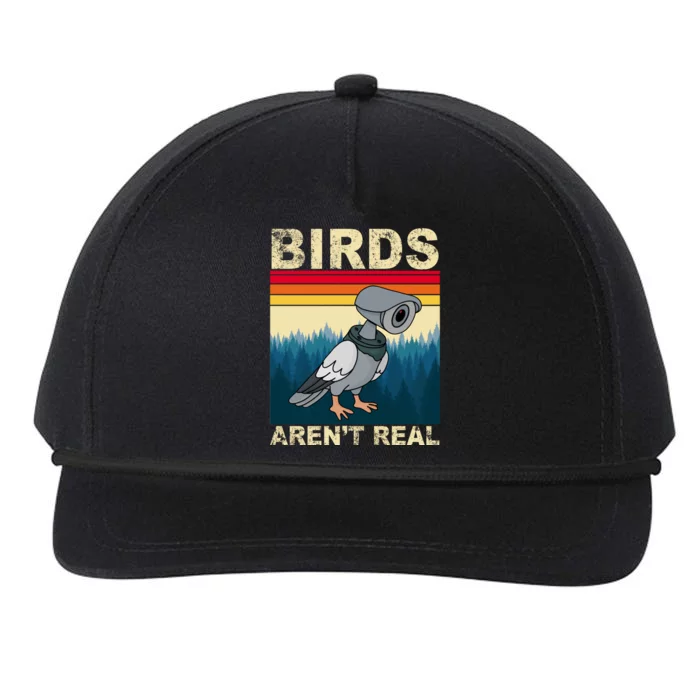 Birds Aren't Real Camera Sunset Snapback Five-Panel Rope Hat