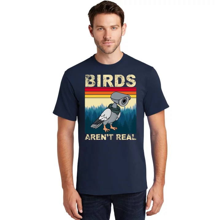 Birds Aren't Real Camera Sunset Tall T-Shirt