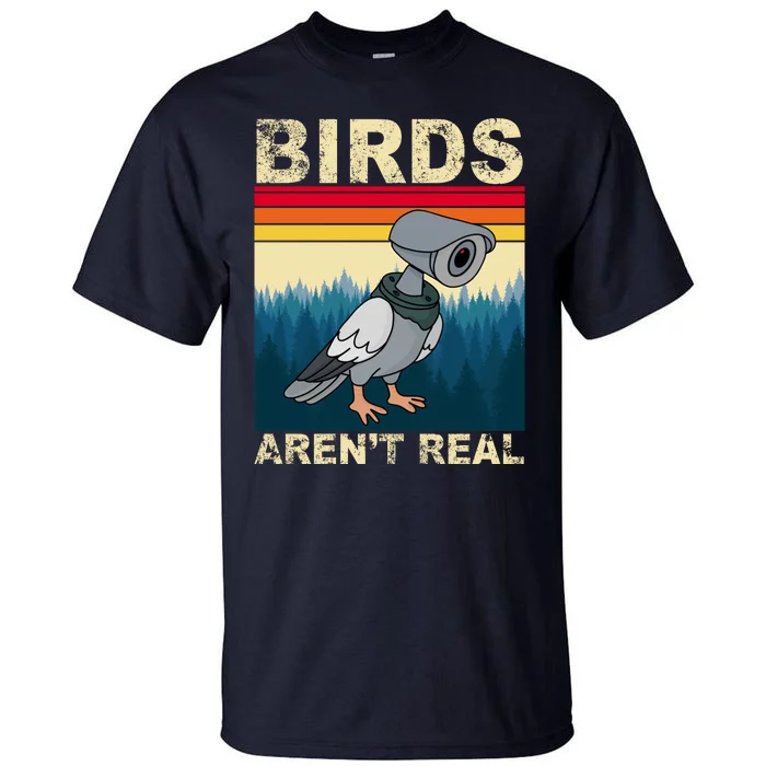 Birds Aren't Real Camera Sunset Tall T-Shirt